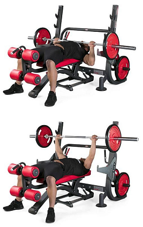 Олимпийская мульти скамья с отрицательным наклоном Panatta 1HP206 | Panatta | italy-sport.ru