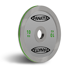 Диск из пауэрлифтинга 10 кг. Panatta 1PLP10 | Panatta | italy-sport.ru