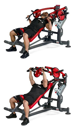 Жим от груди в наклоне (скамья, базовая) Panatta 1HP533B | Panatta | italy-sport.ru