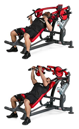 Жим от груди в наклоне (скамья, базовая) Panatta 1HP533B | Panatta | italy-sport.ru