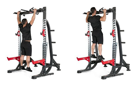 Силовая полурама с фиксируемой скамьей и аксессуарами (полная) Panatta 1HP234 | Panatta | italy-sport.ru