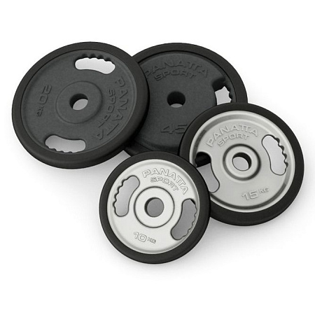 Диск прорезиненный с рукоятками Panatta 15 кг. 1DGI15 | Panatta | italy-sport.ru